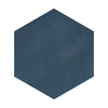 See Lungarno Ceramics - Casablanca - Ocean Blue Hex Solid