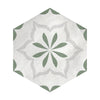 See Lungarno Ceramics - Casablanca - Emerald Hex Deco