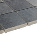 Lungarno Ceramics - Disk 2 in. x 2 in. Porcelain Mosaic - Anthracite Close