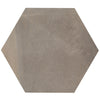 See Lungarno Ceramics - Disk 14 in. x 16 in. Porcelain Hexagon Tile - Beige