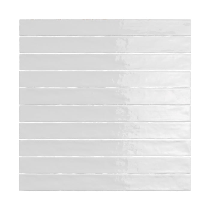 Lungarno - Linea 2 in. x 20 in. Ceramic Tile - Ghiaccio Glossy