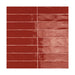 Lungarno - Linea 3 in. x 12 in. Ceramic Tile - Terracotta Glossy