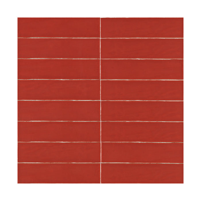 Lungarno - Linea 3 in. x 12 in. Ceramic Tile - Terracotta Matte