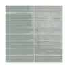 See Lungarno - Linea 3 in. x 12 in. Ceramic Tile - Verde Menta Glossy