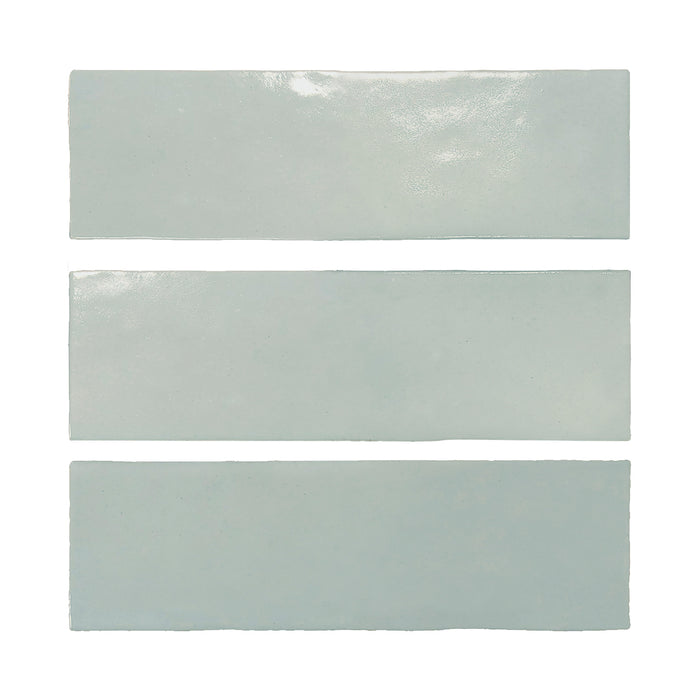 Lungarno Ceramics - Marrakesh 2.5" x 8" Wall Tile - Medina Green