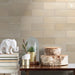 Lungarno Ceramics - Marrakesh 1" x 8" Bullnose - Tantan Beige Installed