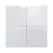 Lungarno Ceramics - Marrakesh 4" x 4" Wall Tile - Sahara White