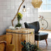 Lungarno Ceramics - Marrakesh 4" x 4" Wall Tile - Sidi Salt Installed