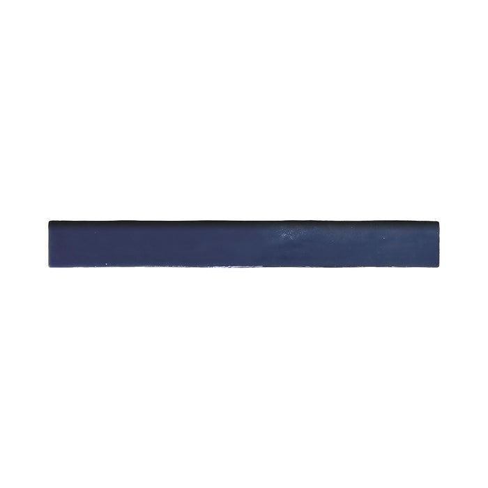 Lungarno Ceramics - Marrakesh 1" x 8" Bullnose - Meknes Marine
