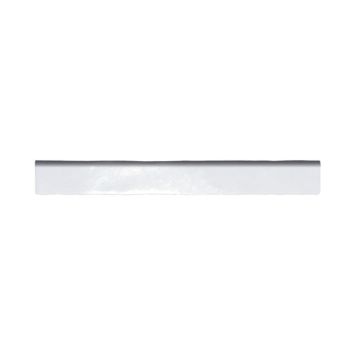 Lungarno Ceramics - Marrakesh 1" x 8" Bullnose - Sahara White