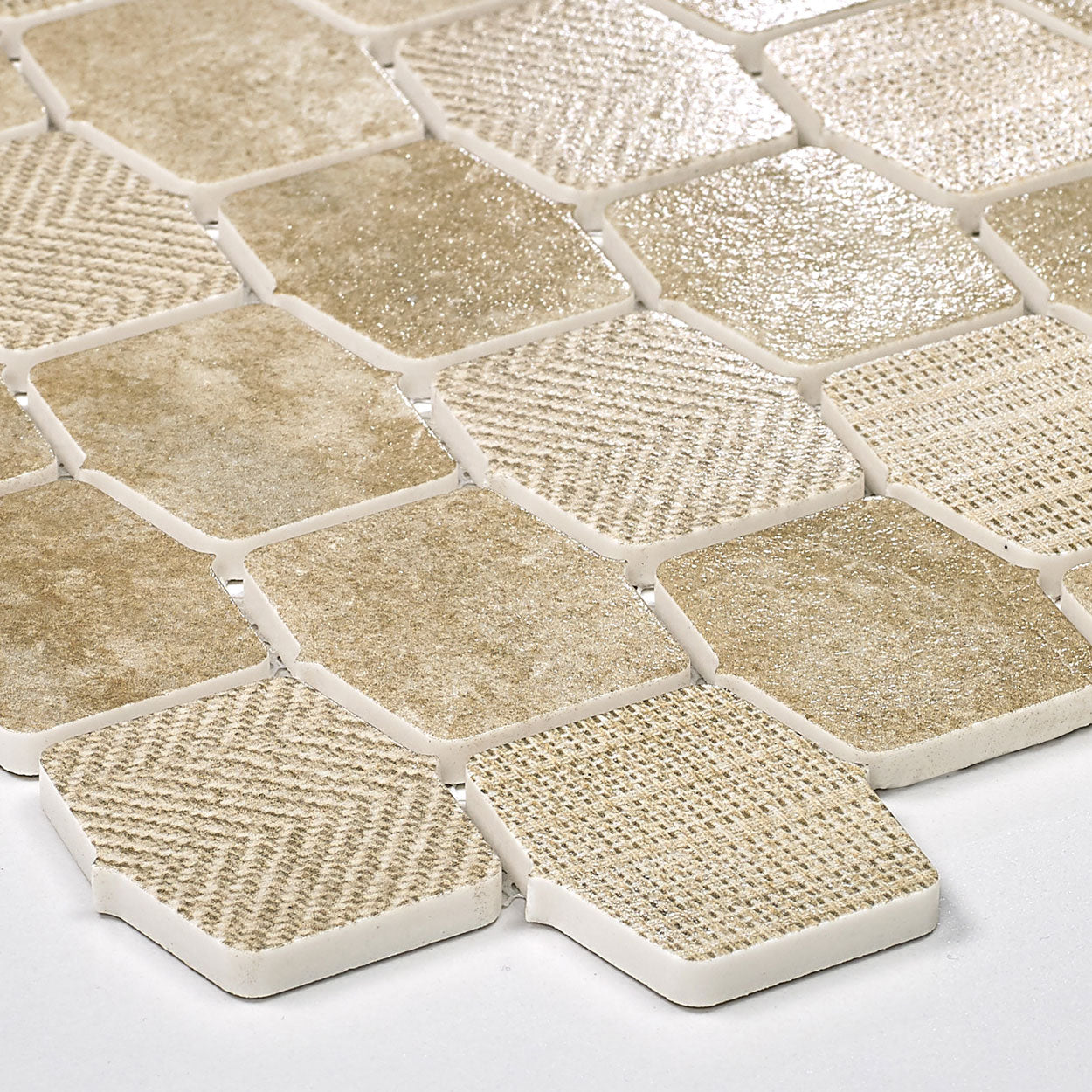 Lungarno - Organic Strands Lantern Mosaic - Beige