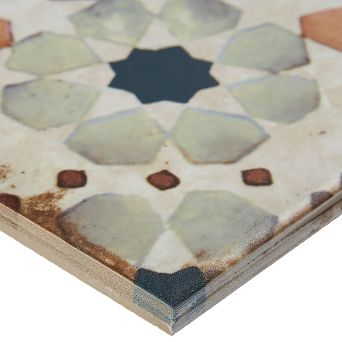 Lungarno Ceramics - Retrospectives 8 in. x 8 in. Ceramic Tile - Covent Gardens Close