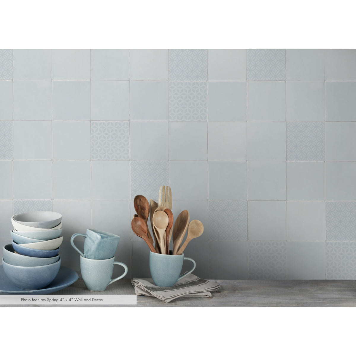 Lungarno - Seasons 4 in. x 4 in. Wall Tile - Summer