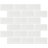 See Lungarno - Urban Textures Contempo 2 in. x 4 in. Mosaic - Bright White