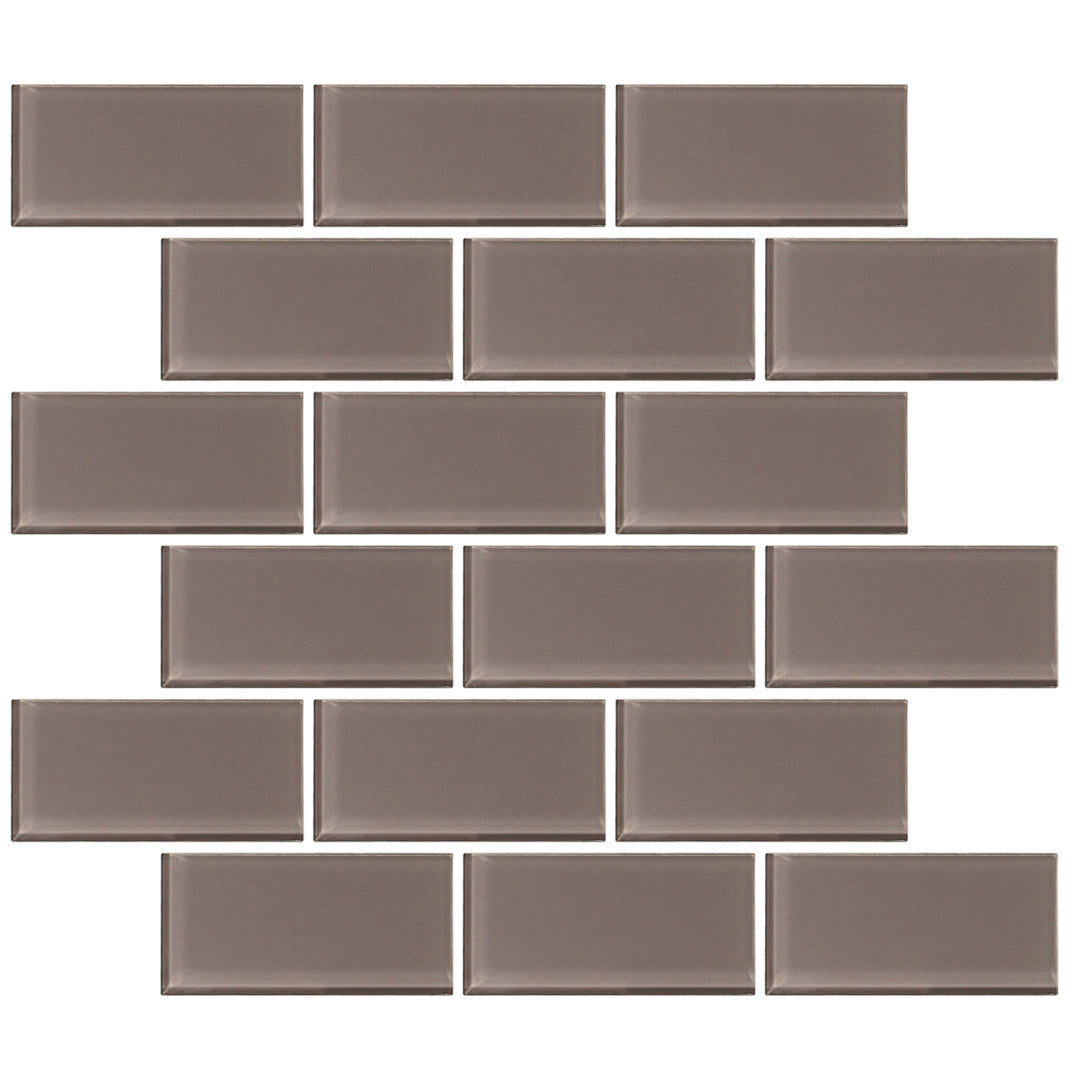 Lungarno - Urban Textures Contempo 2 in. x 4 in. Mosaic - Gray