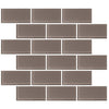 See Lungarno - Urban Textures Contempo 2 in. x 4 in. Mosaic - Gray