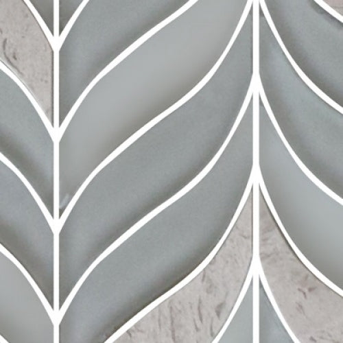Lungarno Ceramics - Natural Elements - Dove Leaves Mosaic