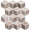 See Lungarno Ceramics - Natural Elements - Cashmere Cube Mosaic