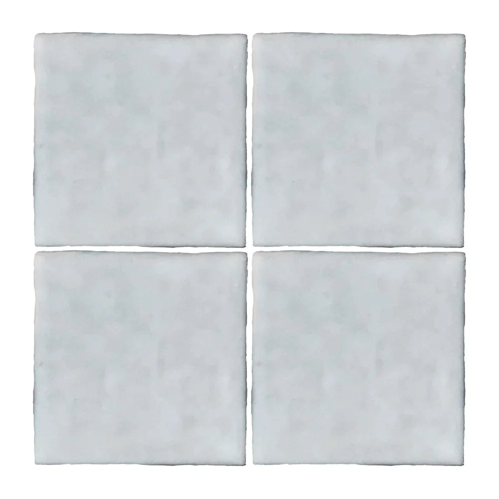 Lungarno - Melody 5 in. x 5 in. Undulated Wall Tile - Eme Ash