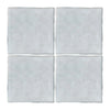 See Lungarno - Melody 5 in. x 5 in. Undulated Wall Tile - Eme Ash