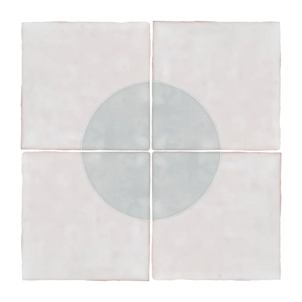 Lungarno - Melody 5 in. x 5 in. Wall Tile - Chloe Decor - Eme Ash