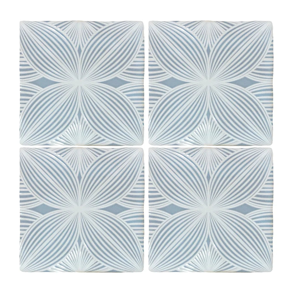 Lungarno - Melody 5 in. x 5 in. Wall Tile - Audrey Decor - Lyric