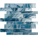Bellagio - Magical Forest Collection - Glass Random Brick Mosaic - Periwinkle Dust
