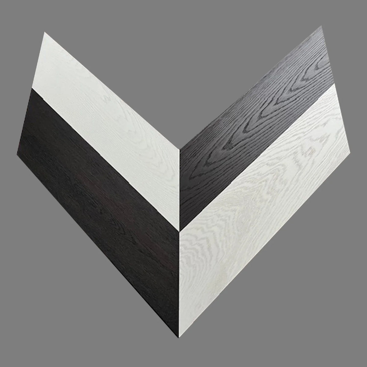 DuChateau - Martyn Lawrence Bullard Couture Chevron Collection - Black &amp; White
