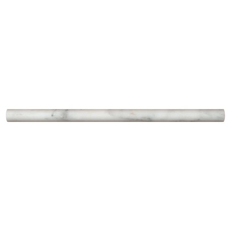 MSI - Arabescato Carrara 3/4 in. x 3/4 in. x 12 in. Pencil Molding - Honed