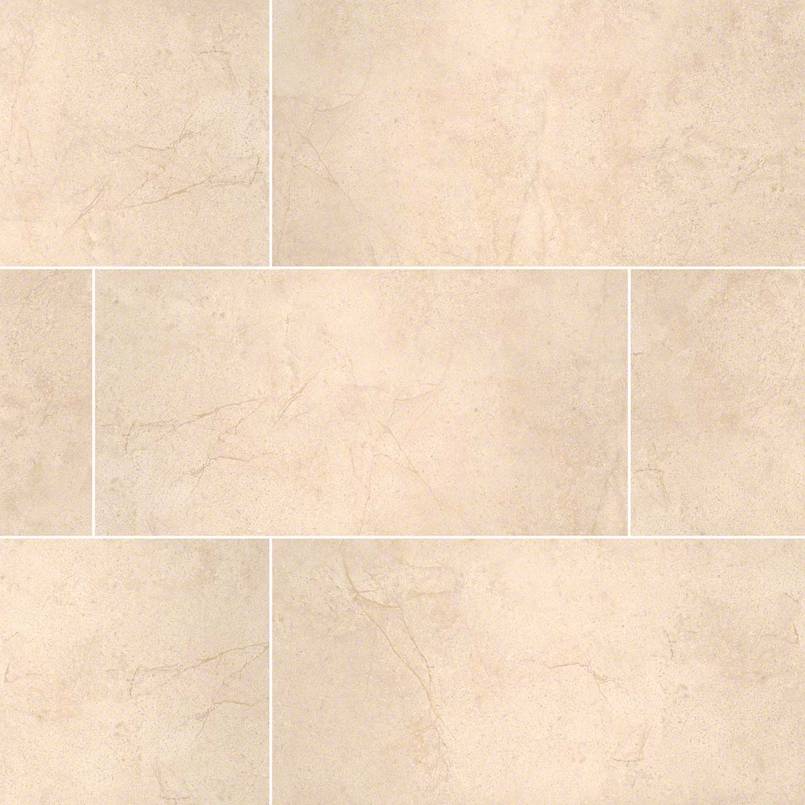 MSI - Aria 2 in. x 4 in. Porcelain Tile - Cremita