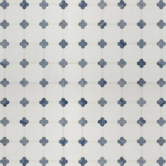 MSI - Azula Floret Marble Mosaic - Polished