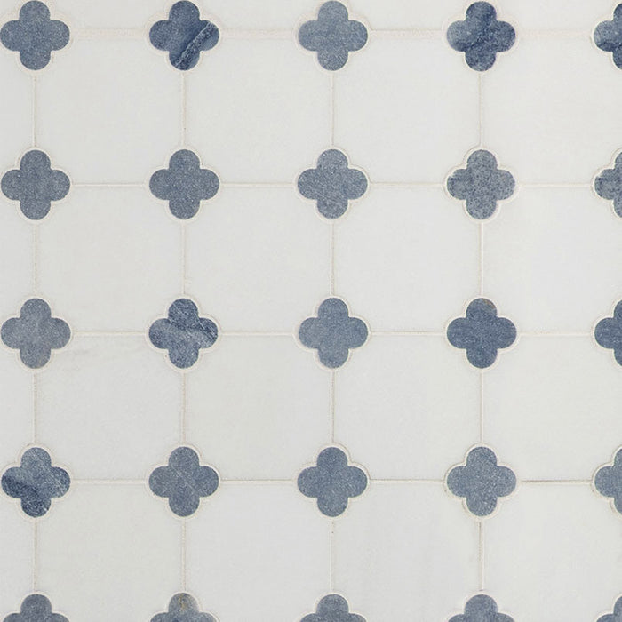 MSI - Azula Floret Marble Mosaic - Polished