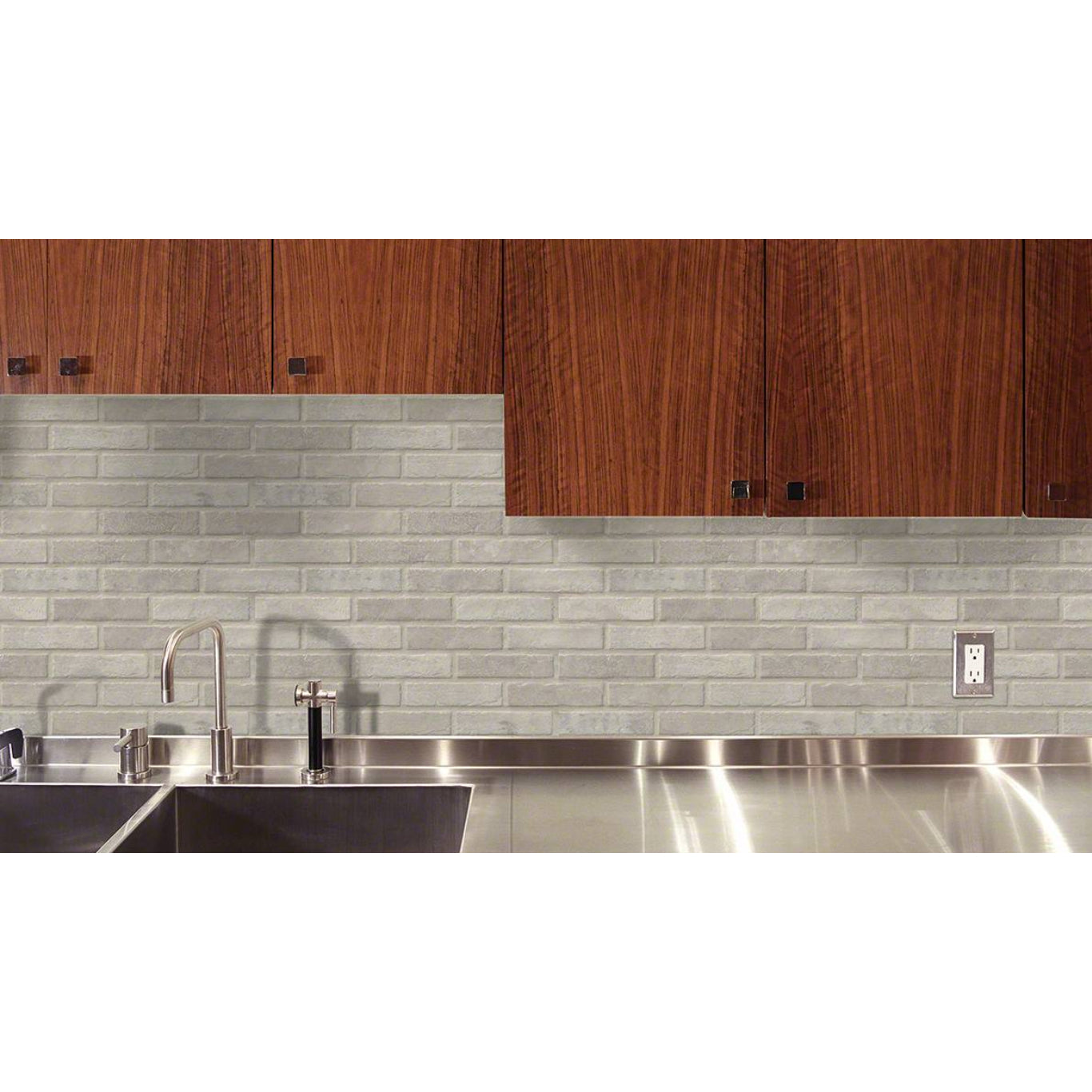 MSI - Brickstone 2 in. x 10 in. Porcelain Tile - Ivory