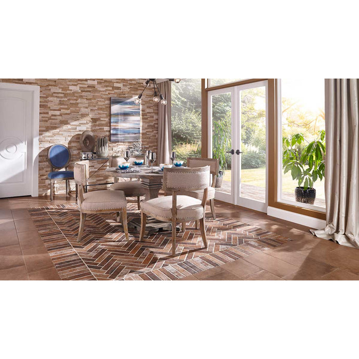 MSI - Brickstone 2 in. x 10 in. Porcelain Tile - Red