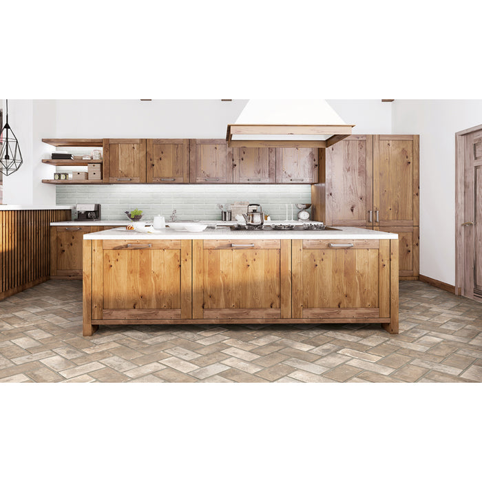 MSI - Brickstone 5 in. x 10 in. Porcelain Tile - Ivory