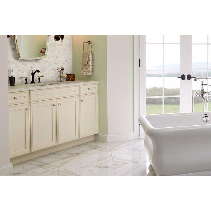 MSI - Calacatta Gold 2 in. Hexagon Marble Mosaic - Polished - Lifestyle