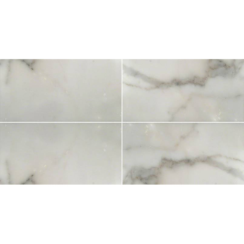 MSI - Calacatta Gold 12 in. x 24 in. Marble Tile - Polished