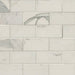 MSI - Calacatta Gold 2 in. x 4 in. Marble Mosaic - Polished