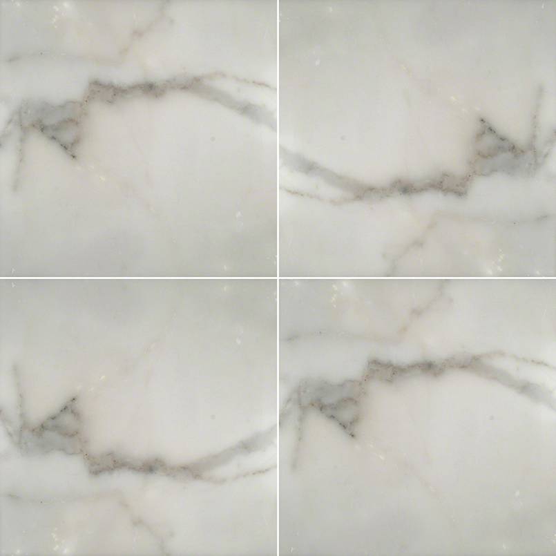 MSI - Calacatta Gold 12 in. x 12 in. Marble Tile - Polished