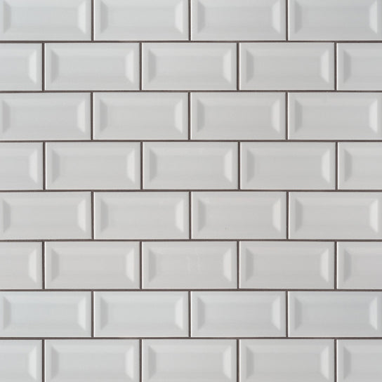 MSI - Domino - 3 in. x 6 in. Inverted Beveled Gray Subway Tile