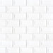 MSI - Domino - 3 in. x 6 in. Inverted Beveled White Subway Tile