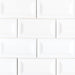 MSI - Domino - 3 in. x 6 in. Inverted Beveled White Subway Tile