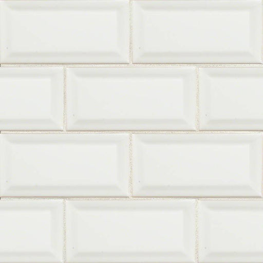 MSI - Domino - 3 in. x 6 in. Beveled White Subway Tile — Floorzz