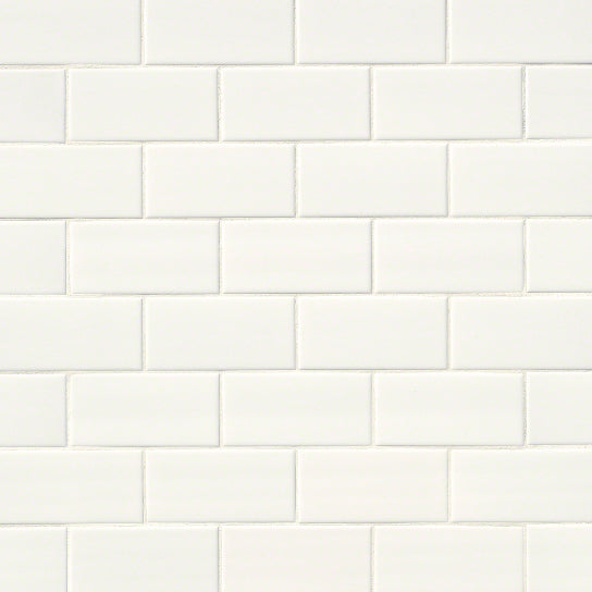 MSI - Domino - 3 in. x 6 in. White Subway Tile
