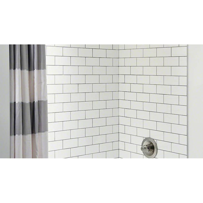 MSI - Domino - 3 in. x 6 in. White Subway Tile Bath