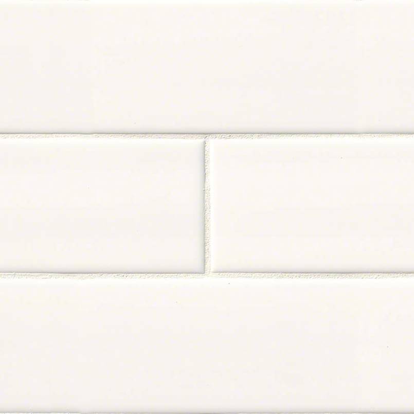 MSI - Domino - 4 in. x 16 in. White Subway Tile