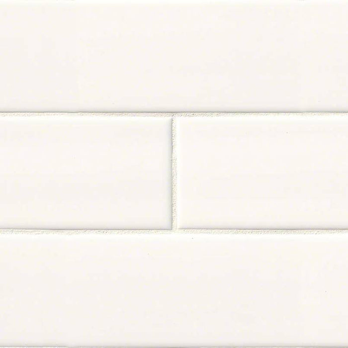MSI - Domino - 4 in. x 16 in. White Subway Tile
