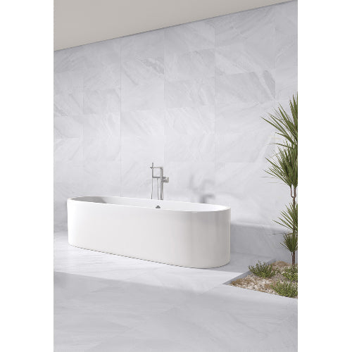 MSI - Adella Gris 12 in. x 24 in. Satin Room Scene