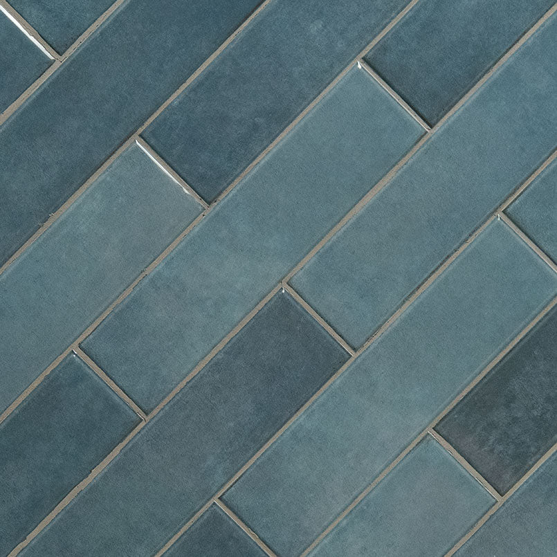 MSI - Renzo - 3 in. x 12 in. Subway Tile - Denim