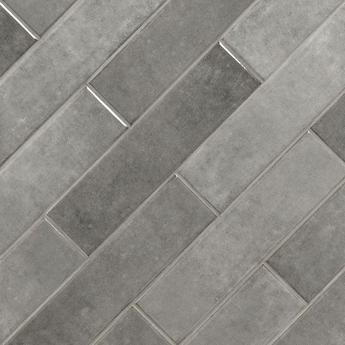 MSI - Renzo - 3 in. x 12 in. Subway Tile - Storm Extra